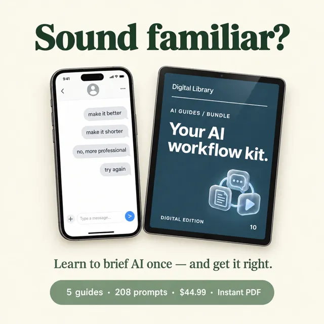 Статичний креатив: AI workflow kit